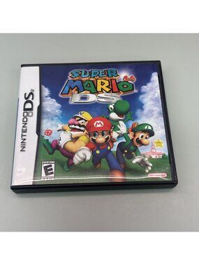 Super Mario 64 DS (Nintendo DS, 2004) W/Case & Inserts